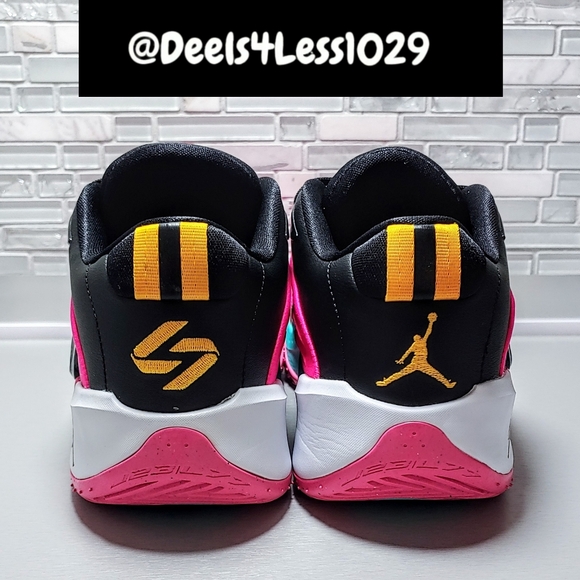 Jordan Luka 3 Imaginarium Kids Size 7Y/Womens 8.5 Pink Gold Hyper Jade Black - Picture 4 of 7